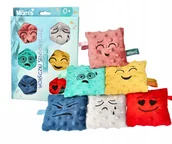 Grzechotki dla dzieci - Woreczki Sensoryczne Emocje - miniaturka - grafika 1