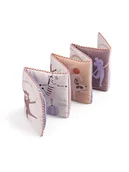 Zawieszki dla dzieci i niemowląt - Sebra Tekstylna książeczka "Teeny Toes"- 0+ - miniaturka - grafika 1