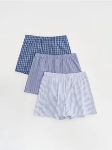 Reserved - 3 pack bokserek Loose - granatowy - Moda i Uroda OUTLET - miniaturka - grafika 1
