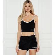 Koszulki i topy damskie - Guess Top Cropped Fit - miniaturka - grafika 1
