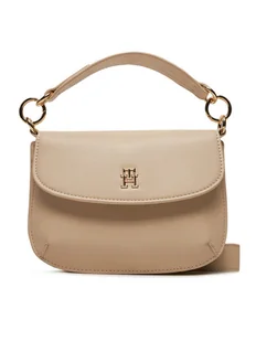 Tommy Hilfiger Torebka Chic Crossover AW0AW16686 Beżowy - Torebki damskie - miniaturka - grafika 1