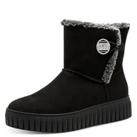 Kozaki damskie - Marco Tozzi Damskie 2-26416-45 modne kozaki, czarne, 40 EU, czarny, 40 EU - miniaturka - grafika 1