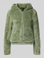 Kurtki damskie - Kurtka z futerka o kroju regular fit z kapturem model ‘NEW ANNA’ - miniaturka - grafika 1