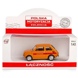 Fiat 126p "Łączność", w skali 1:43 - Samochody i pojazdy dla dzieci - miniaturka - grafika 1