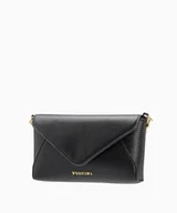 Torebki damskie - PUCCINI Damska listonoszka wieczorowa czarna - Puccini - miniaturka - grafika 1