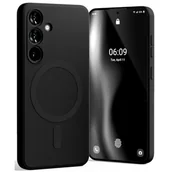 Etui i futerały do telefonów - Etui MERCURY Semi-Silicone MagSafe do Samsung Galaxy S25 Czarny - miniaturka - grafika 1