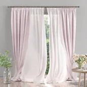 Zasłony - Zasłona na taśmie Velvet róż 135 x 245 [cm] - miniaturka - grafika 1