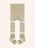 Rajstopy - Falke Rajstopy Antypoślizgowe Multi Stripe beige - miniaturka - grafika 1