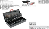 Gwintowniki - Yato Zestaw ów i narzynek M3 - M12 kpl. 32 cz. - 2975 (YT-2975) - miniaturka - grafika 1