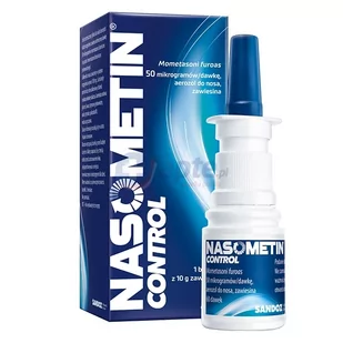 Nasometin Control 50µg/dawkę aerozol do nosa x60 dawek - Przeziębienie i grypa - miniaturka - grafika 1