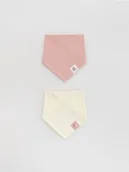 Buciki dla niemowląt - Reserved - Trójkątny szalik 2 pack - wielobarwny - miniaturka - grafika 1