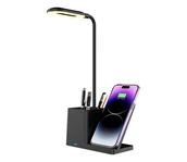 Lampy stojące - Rabalux 74232 - LED Ściemnialna lampa stołowa CERIE LED/4W/5V czarna - miniaturka - grafika 1