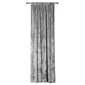 Zasłony - Zasłona na taśmie FROSTY 140 x 260 cm, srebrna - miniaturka - grafika 1