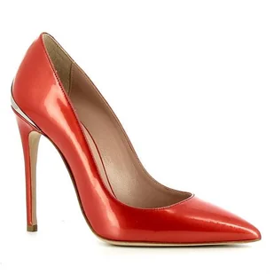Czerwone szpilki damskie CARINII - Carinii - Półbuty damskie - miniaturka - grafika 1
