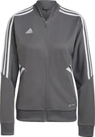 Bluzy damskie - Bluza damska adidas Condivo 22 Track Jacket Full Zip szaro-biała HD2280-L - miniaturka - grafika 1