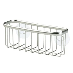 InterDesign Inter dzięki specjalnej konstrukcji 60972eu Axis uchwyt do zlewozmywaka kuchennego, gąbka, garnków i co,  gąbkę nikiel satynowy Steel 7,11 x 16,51 x 12,19 cm 60972EU - Suszarki do naczyń - miniaturka - grafika 2
