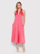 Sukienki - Samse Samse Sukienka koktajlowa Cille F21100203 Różowy Regular Fit - miniaturka - grafika 1