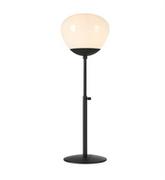 Lampy stojące - Markslojd Rise 108276 lampa stołowa lampka 1x40W E27 czarna/biała  - miniaturka - grafika 1