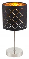 Lampy stojące - Lampa stołowa Clarke czarny 40 W 15229T - miniaturka - grafika 1