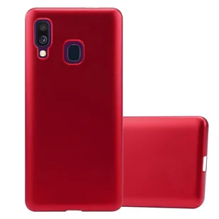 Etui ochronne Cadorabo do Samsung Galaxy A40 w kolorze czerwonym etui na telefon komórkowy silikonowe etui z TPU - Etui i futerały do telefonów - miniaturka - grafika 1