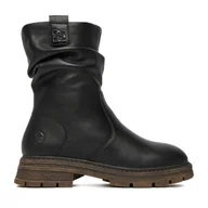 Botki damskie - Botki Rieker CEO-Z9855-00 Czarny - miniaturka - grafika 1