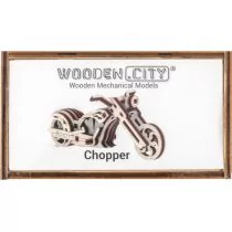 Wooden.City Drewniane puzzle 3D Chopper - Puzzle - miniaturka - grafika 1