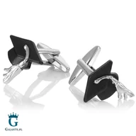 Spinki do mankietów i krawatów - Spinki do mankietów dla ucznia i studenta SD-1415 - miniaturka - grafika 1