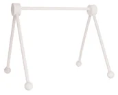 Maty edukacyjne - JaBaDaBaDo jabadabado - drewniany stojak edukacyjny -baby gym biały - miniaturka - grafika 1