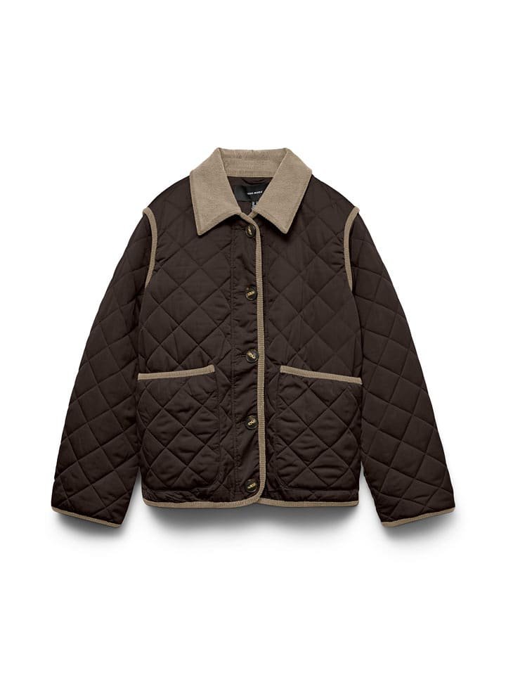 Vero Moda Kurtka pikowana w kolorze czarnym