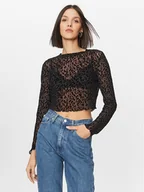 Bluzki damskie - ONLY Bluzka 15308482 Czarny Regular Fit - miniaturka - grafika 1
