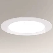 Lampy sufitowe - Shilo łazienkowa oprawa sufitowa LED Tottori IL 10W 1000lm 3000K biała wpuszczana IP44 7726 - miniaturka - grafika 1