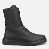 Botki damskie - Glany damskie skórzane wysokie ECCO Nouvelle 21621301001 36 23 cm Czarne (194890904644). Buty za kostkę damskie - miniaturka - grafika 1