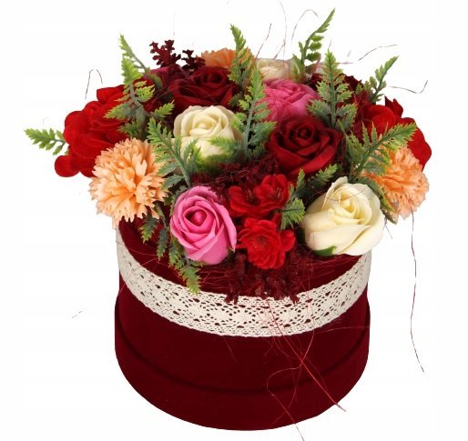 KWIATY MYDLANE PREZENT FLOWERBOX MAXFLOWER WELUR