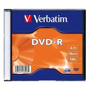 Verbatim DVD+R 4.7GB, 16x 1 VD16S+ - Nośniki danych Verbatim DVD+R 4.7GB, 16x 1 VD16S+ - Nośniki danych - miniaturka - grafika 1
