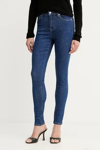 Silvian Heach jeansy ROMANG damskie kolor niebieski GPA25102JE - Spodnie damskie - miniaturka - grafika 1