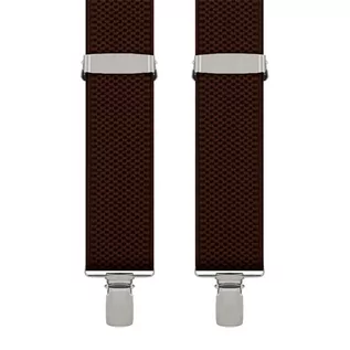 Dodatki do ubrań - Szelki do spodni w kolorze brązowym EM 9 - EM Men's Accessories - grafika 1