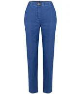 Spodnie damskie - Wygodne elastyczne spodnie na gumkę plus size LAMBADA-40 - miniaturka - grafika 1