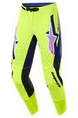 Odzież motocyklowa - Spodnie Cross Alpinestars Supertech Vista Żółty/Fioletowy/Czarny38 - miniaturka - grafika 1