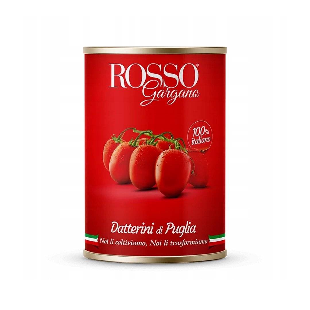 Rosso Gargano Datterini di Puglia 400g włoskie pomidory w puszce