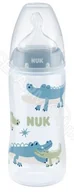 Akcesoria do karmienia - NUK butelka First Choice+ ze wskaźnikiem temperatury M 300 ml (niebieska) - miniaturka - grafika 1