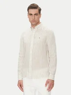 Koszule męskie - Tommy Hilfiger Koszula Essential MW0MW38581 Beżowy Regular Fit - miniaturka - grafika 1