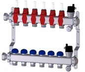Akcesoria grzewcze - Purmo Premium Rozdzielacz 11 Obiegów Z Rotametrami - miniaturka - grafika 1