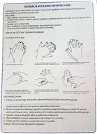 Dezynfekcja - Instrukcja 53 Bhp -Tablica Mycia I Dezynfekcji Rąk - miniaturka - grafika 1