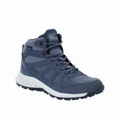 Buty trekkingowe damskie - Buty damskie turystyczne Jack Wolfskin WOODLAND 2 TEXAPORE MID W graphite - 40,5 - miniaturka - grafika 1