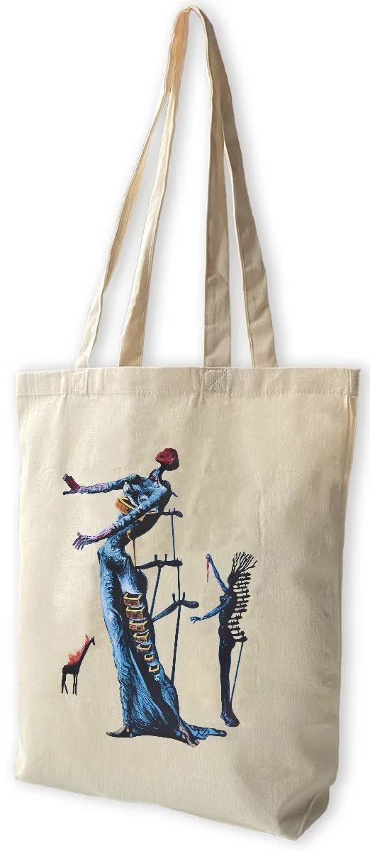 Torba bawełniana Płonąca żyrafa Salvador Dali