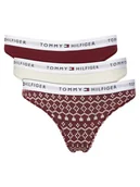 Majtki damskie - Tommy Hilfiger Komplet stringów UW0UW06134 Kolorowy - miniaturka - grafika 1