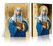 Ikony i obrazy sakralne - Ikona religijna Święta Katarzyna - miniaturka - grafika 1