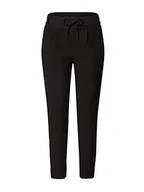 Spodnie damskie - ONLY Damskie spodnie Onlpoptrash-Sally Easy Mw Rib PNT, czarny, (L) W / 32L - miniaturka - grafika 1