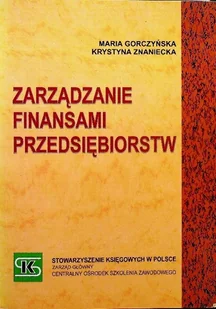Zarządzanie finansami przedsiębiorstw - Finanse, księgowość, bankowość - miniaturka - grafika 1