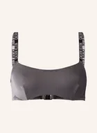 Stroje kąpielowe - Calvin Klein Góra Od Bikini Z Fiszbinami schwarz - miniaturka - grafika 1